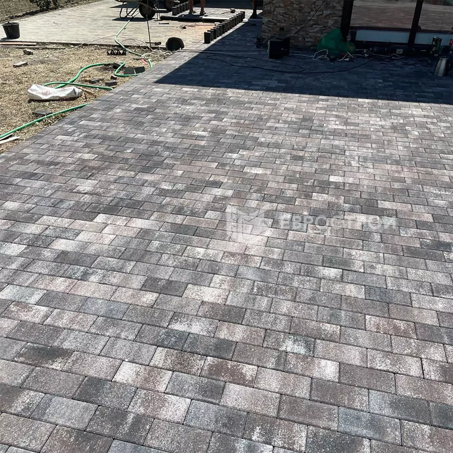 Тротуарная плитка Брусчатка Петра Колормикс Айриш