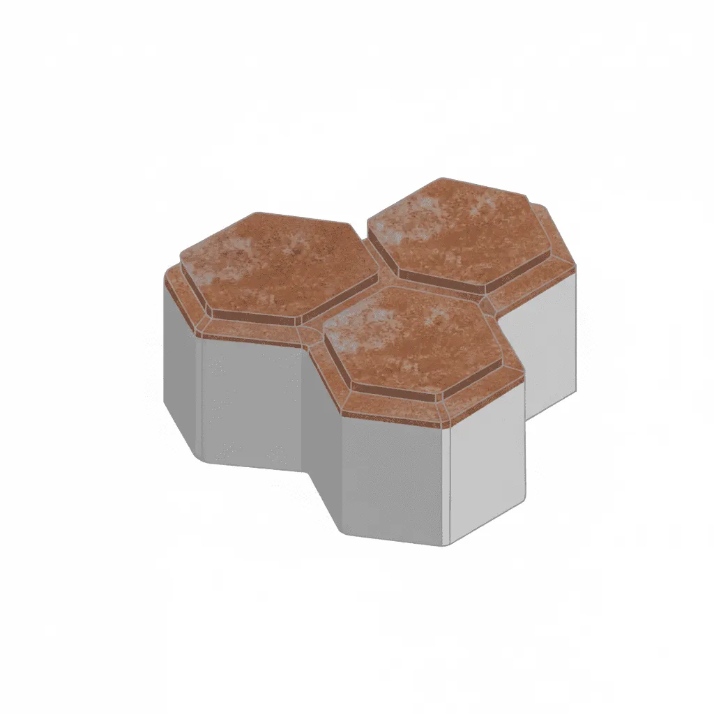 Тротуарная плитка Гексагон Колормикс Наска