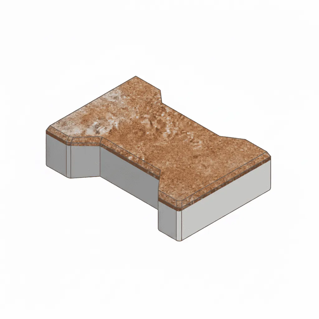 Тротуарная плитка Дубль Т Колормикс Наска