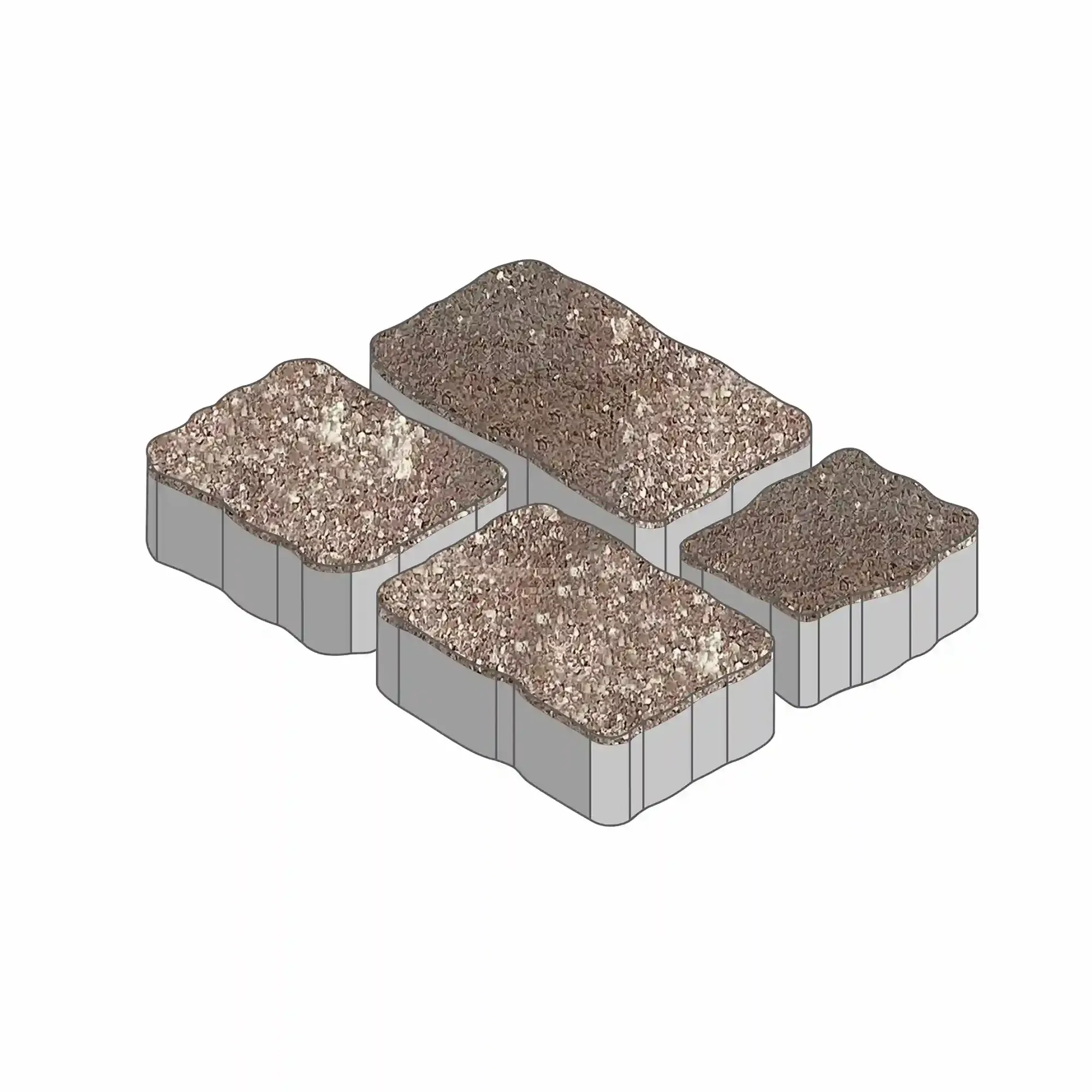 Тротуарная плитка Беганит Колормикс Айриш